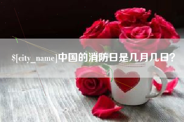 德清中国的消防日是几月几日？