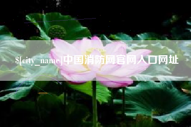 德清中国消防网官网入口网址