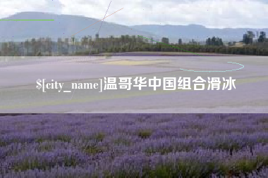 德清温哥华中国组合滑冰