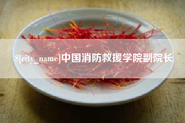 德清中国消防救援学院副院长