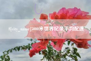 德清5000米世界纪录平均配速