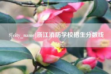 德清浙江消防学校招生分数线