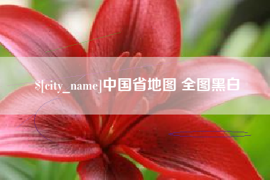 德清中国省地图 全图黑白