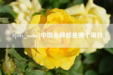 德清中国金牌都是哪个项目
