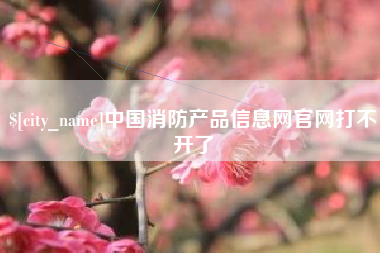 德清中国消防产品信息网官网打不开了