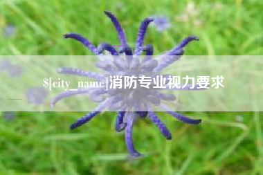 德清消防专业视力要求