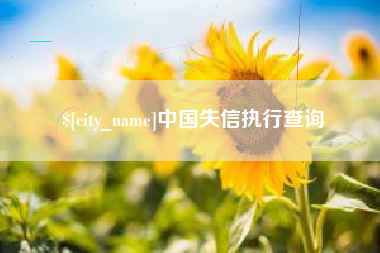 德清中国失信执行查询