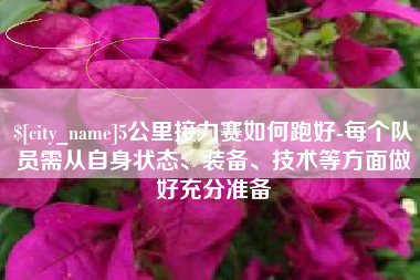 德清5公里接力赛如何跑好-每个队员需从自身状态、装备、技术等方面做好充分准备