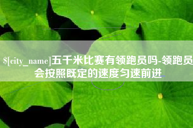 德清五千米比赛有领跑员吗-领跑员会按照既定的速度匀速前进