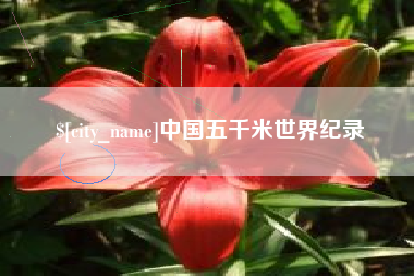 德清中国五千米世界纪录