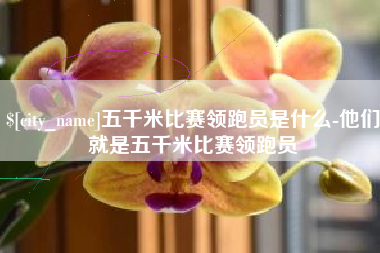 德清五千米比赛领跑员是什么-他们就是五千米比赛领跑员