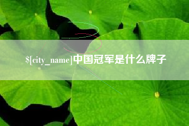 德清中国冠军是什么牌子