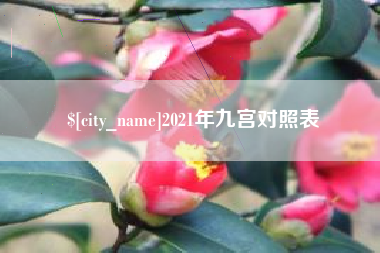 德清2021年九宫对照表