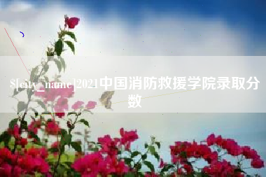 德清2021中国消防救援学院录取分数