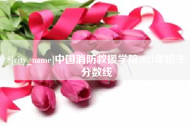 德清中国消防救援学院2021年招生分数线