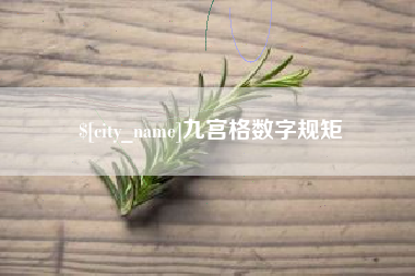 德清九宫格数字规矩